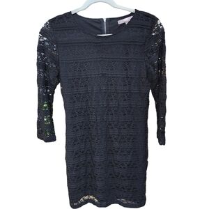 Elegant Black Lace Dress